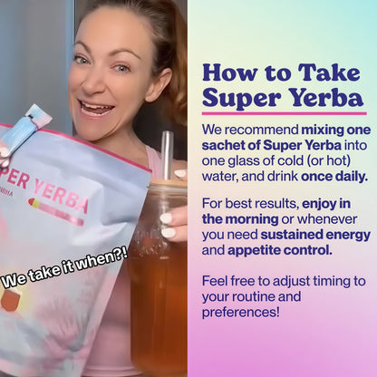 ZOOONE Super Yerba Mate tea Instant Powder 30 Packets- Raspberry Lemonade Flavor | Servings Clean Energy & Focus Boost Brain Fog Buster| Gut Support, Antioxidants